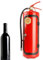 Feuerlöscher Minibar, 30CM Tragbare Aufbewahrungsbox Für Spirituosen Und Gläser Weinkühler Ornamente Geschenke Für Männer,Rot Whisky-Liebhaber Und Feuerwehrleute Geschenke