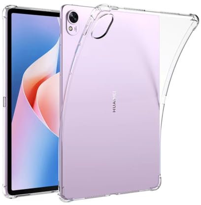 FiiMoo Funda para Huawei MatePad 11.5 S Carcasa, Protectora Cover de TPU, Funda de Esquinas Reforzadas, Fina y Ligera, Resistente Amarilleo, Marco Blando, Cover para Huawei MatePad 11.5 S-Transparente