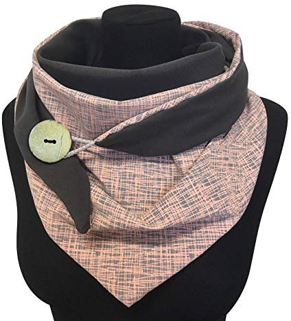 Schal Damen Mit Knöpfen Halstuch Strickschal Klassischer Wrap Dicker Musselintuch Leichter Winterschal Frauen Schaal Kuschelig Schal