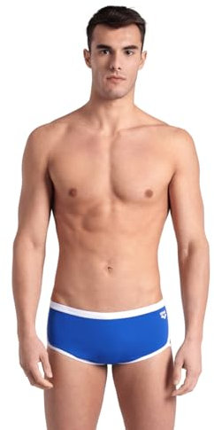 Arena Performance Men's Icons Solid Low-Waist Shorts Slips de Bain, Bleu Roi/Blanc, 38 Homme