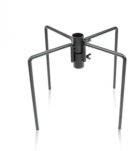 DIVCHI Bird Pole Stabilizer 4 Prong Base For Pole Stand Birds Feeding Station Fixator Outdoor Pole Stabiliser
