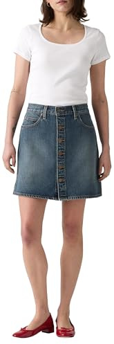 Levi's Damen Retro Button Front Skirt Rock (1er Pack)