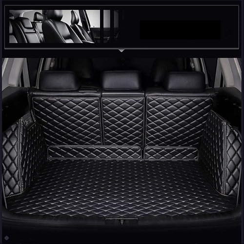 FUWUDI Alfombrilla para el Maletero del Coche para Renault Kangoo 3 (III) I 2021-2024, Protector de Maletero Cuero, Cubremaletero, Accesorios Interiores,Black