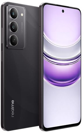 realme 14x 5G Smartphone 8+256GB, Negro Carbón, Pantalla de 6.67 Pulgadas, Refresco de 120Hz, Batería de 5000mAh, Cámara AI de 50MP, MediaTek Dimensity 6300, Protección ArmorShell, IP64