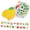 50Pcs Cartoon Fruit and Vegetable Stickers for Fun and Creative Classroom Decor Safe and Odor Nutrition Stickers for Scrapbooking and Gadgets