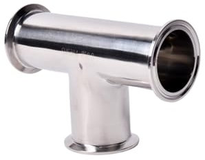 1 pz 1,5 2 OD50,5MM Fit Tri Clamp Acciaio inossidabile SS304 Raccordo a T a 3 vie sanitario OD19mm 38mm 102mm 108mm(45mm x Ferrule 64)