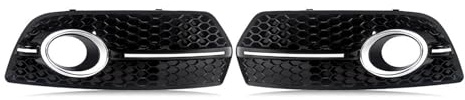 Auto Kühlergrill Für Audi Q5 2009 2010 2011 Standardmodell Frontstoßstange Nebelscheinwerfergrill Chrom Schwarz