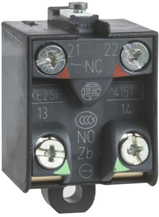 Schneider Electric snap action contact block for 2 step foot switch - 1 NC + 1 NO