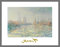 Claude Monet Das Auftauen Poster Bild Kunstdruck im Alurahmen Champagne 24x30cm