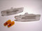 Autoteile Seitenblinker Set Weiß BMW E46 Limousine & Touring/Kombi (1998-2001) & Cabrio & Coupe (1999-2003) inkl. Glühlämpchen