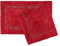 Tony's Textiles Diamante Sparkle 100% Cotton Heavyweight 2 Piece Bath Mat & Pedestal Bathroom Toilet Set Red (Standard)