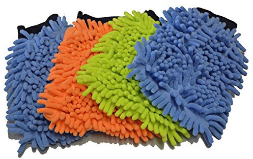 Mikrofaser Waschhandschuh Anwendung trocken und feucht,all-around24 (1)