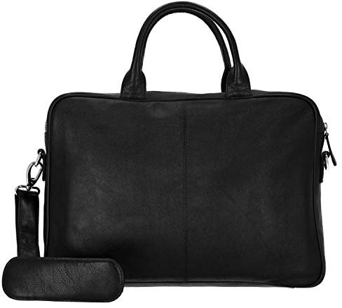 Dermata Aktentasche Leder 39 cm Laptopfach