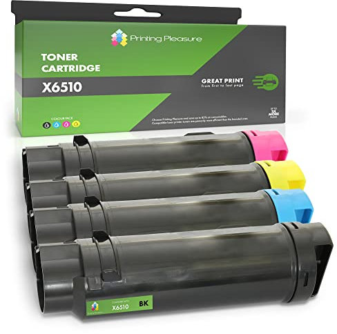 4 Toner kompatibel für 106R03480 106R03477 106R03478 106R03479 Xerox Phaser 6510, 6510dn, WorkCentre 6515, 6515dn, 6515dni - Schwarz/Cyan/Magenta/Gelb, hohe Kapazität (BK 3.000 & C/M/Y 2.300 Seiten)