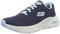 Skechers Arch Fit Big Appeal, Zapatillas Mujer, Navy Knit Mesh Lt Blue Trim, 36 EU