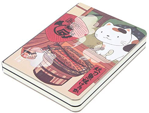 Hztyyier Zusammensetzung Notebook, College School Notebooks Thema Daily Journal Notebook, Japanische Cartoons Gedruckt Cover, Dickes Papier, 5,7 '' * 4,1 '', 224 Seiten(Kochen)