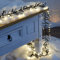 LED Lichterkette warmweiß mit 8 Programmen LEDs für Innen und Außen Büschellichterkette (768LED - 5m)
