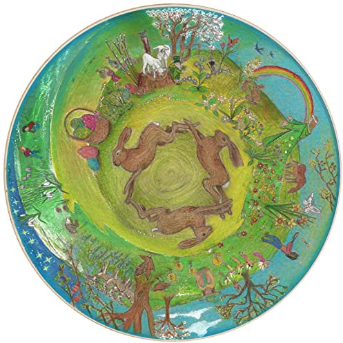 Waldorf Family Wunderschöner Esstisch für Ostern und Zuhause, Holzdekoration, umweltfreundliches Geschenk