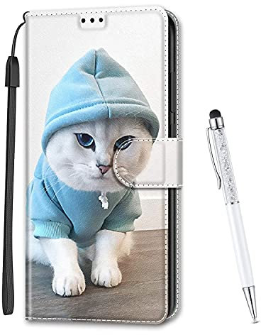 MadBee Compatible with iPhone Xs Max Case 6.5 Inch, Full Body Colorful Pattern Design Flip Magnetic Detachable PU Leather Wallet Case Cover for iPhone Xs Max (Cat C)