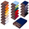 Topper Spannbettlaken/Spannbetttuch f. Boxspringbett - Topper - 180x200-200x220-100% Mako-Jersey-Baumwolle - Laken 165 g/m² (14 - dunkelblau)