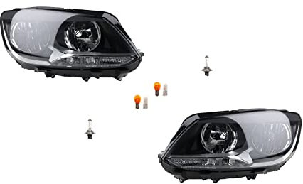 Johns, passend für VW Touran Scheinwerfersatz 1T Set m. Leuchtmitteln Set links, rechts