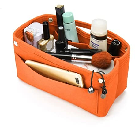 YXBQueen Handtaschen Organizer aus Filz - Taschenorganizer für Tragetasche und Geldbörse - Perfekt für Speedy Neverfull