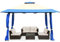 COSTWAY 4 m x 4 m Pavillon mit Doppeldach, Partyzelt aus Oxford-Gewebe und Metall, inkl. mit Tragetasche, Gartenpavillon für Garten Party Hochzeit Festival (Blau)