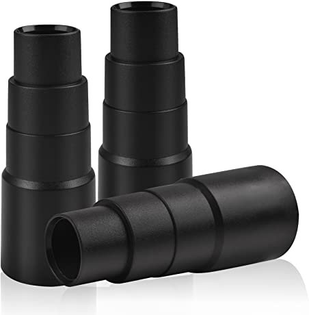 CUNTAUK Universal Vacuum Adapter, 3Pcs Vacuum Clearner Adapter for Power Tools, Sander Dust Extraction Hose Adaptor for Makita Random Orbital Sander, Jigsaw, Circular Saw Reducer