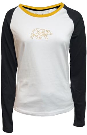FORSBERG Longsleeve Damen Shirt Langarm zweifarbig mit Logo