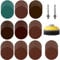200Pcs 2 Inch Sanding Disc Hook and Loop, Drill Bit Sander Attachment Assorted for Die Grinder Rotary Tools Accessories 1/4 Shank 60grit -3000grit