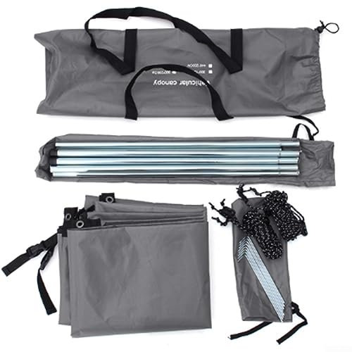 -Markise für Wohnmobil, Van, Wohnmobil, Wohnwagen, SUV, UV-Blocker, Grau