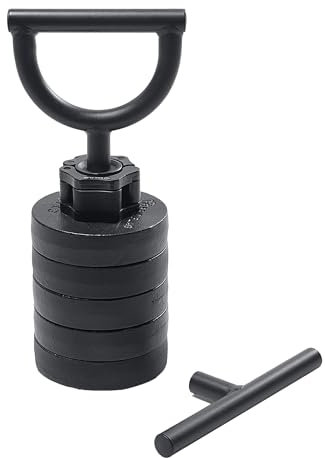 Eric Flag Kettlebell Verstellbar - Kettlebell 20kg mit 2 Griffarten für Sport Zuhause, Krafttraining, Crossfit, Bodybuilding - Perfekt für Homegym - Premium Trainingsgewichte, Gewichte Inbegriffen