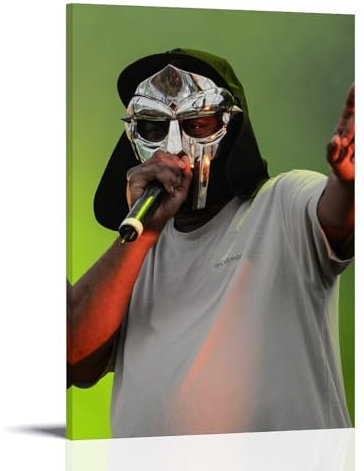 REOTTO MF DOOM Madvillainy Poster Dekorative Malerei Leinwand Wandkunst Wohnzimmer Poster Schlafzimmer Malerei,Wandkunst Bilddruck Moderne Familienzimmer Dekor 08x12inch(20x30cm)