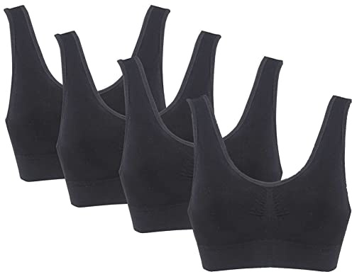PBE Ultimate Comfort Bra, Premium Thick Double Material Women's Sleep Bras, Sports Bra, Premium Quality, Seamless, No Wires!