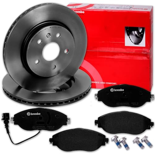 brembo Bremsscheiben 340mm + Beläge vorne | 09.C306.11 + P85144 für Golf 7 Gti Octavia Rs Leon S3