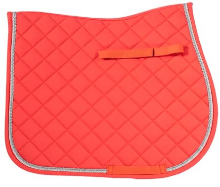 HKM Misty Tapis de selle polyvalent en pur coton pour cheval Orange