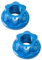 JISADER 2 stück Fahrrad Rad Hub Achse Muttern Fahrrad Hinterachse M10 Mutter, Bike Seil M10 Mutter Fahrrad Muttern Hinterrad Hub, Blau