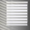 YIIBAII Day and Night Roller Blinds Zebra Blinds Blackout or Translucent Vision Roller Shades for Windows and Doors（W 65cm x L 150cm,White）