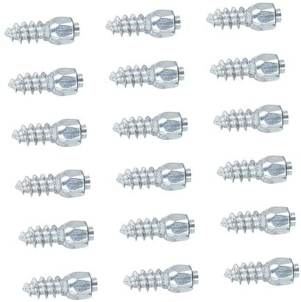 100 Stück Schraub Reifenstollen aus Legierung, Silber, Jx4*4-h12