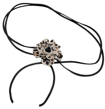 Bindegürtel Little Leo Ledergürtel zum Binden mit Leo Print