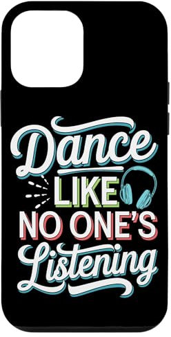 Carcasa para iPhone 12 mini Silent Disco Party Auriculares inalámbricos Dance Vibes Tee
