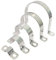 SHUNCHG 10 piezas Abrazaderas Metalicas para Tubos,10mm Mordazas para Tuberías Abrazaderas Fijas para Tubos, Abrazaderas en U de Acero Inoxidable Abrazadera Tubo