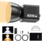 ULANZI Tragbares 40W Pro LED Videolicht mit Eingebautem 3400-mAh-Akku, Mini-COB-Beleuchtung mit Zwei Farbtemperaturen aus Metall, Dauerlichtleistung, Handscheinwerfer 2500 K-6500 K für Videos