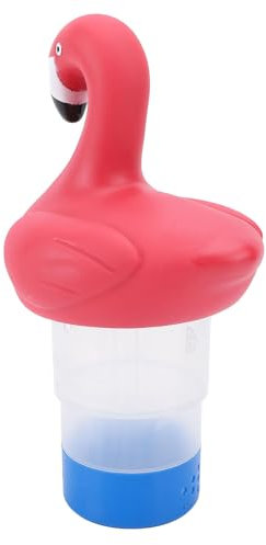 CL2 Floater Flamingo für 3 Zoll Tabletten Spa Kleiner Poolchlor- und Bromspender Einstellbar Ausgewogene Entbindung