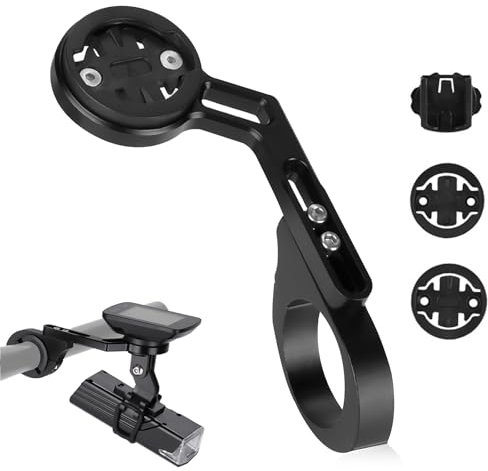 Out Front Bike Mount Compatible with Garmin Edge GPS Bike Computers Quick Release Metal Road MTB Cycling Handlebar Holder Kit