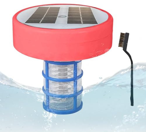 Sghtil Ioniseur de piscine en cuivre, ioniseur de piscine solaire | Ionizer automatique du nettoyant d'eau | Purificateur d'eau avec ionisation en cuivre, pièces de nettoyage de spa de pièce de