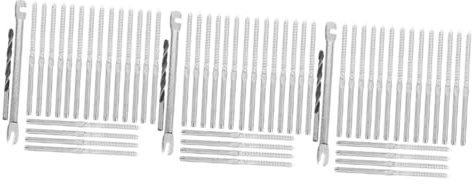 Veemoon 3sätze Kabelgeländer-kit Mit Lag-schrauben Edelstahl Seil-system Für Deck Und Treppengeländer Inklusive Bohrer Und Gewindeschrauben Für Einfache Installation