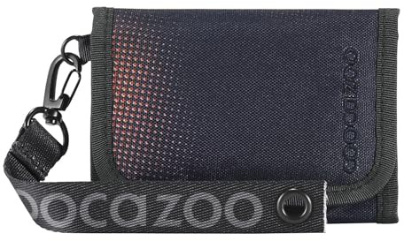 coocazoo Geldbörse „Rainbow Illusion”, schwarz, Portemonnaie mit Sichtfenster innen & außen, Münzfach & Kartenfächern, Klettverschluss, ab der 3. Klasse