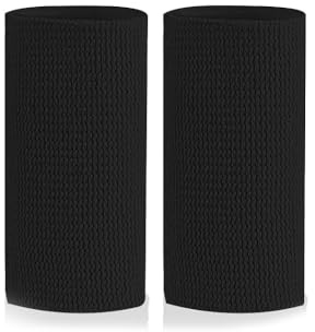 KBRPEY Knöchelschutz Gel Bandage als Bequeme Polsterung für Herren und Damen Perfektes Zubehör beim Eiskunstlauf und anderen Sportarten (Schwarz)