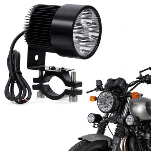 GATHINESS Motorcycle LED Headlight 12V-85V E-Bike Front Light Black